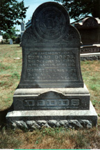 Photo of headstones/Christena Dodds d 1928 hdstn Malahide Luton cem Elgin co ON
